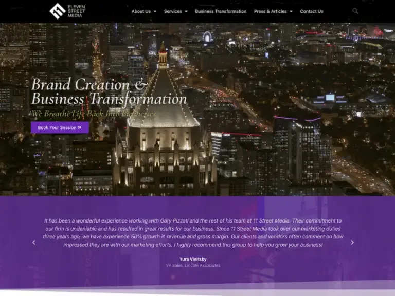 11 Street Media website