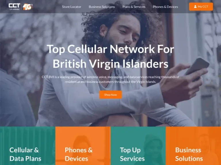 Cellular Phone Company website
