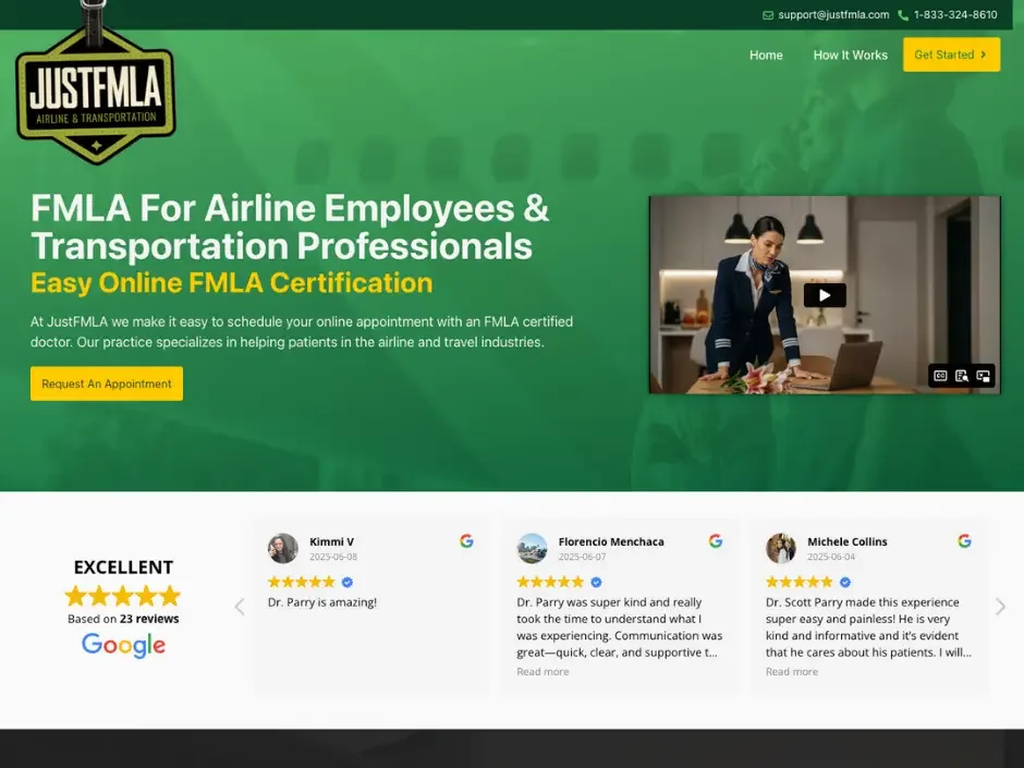 JustFMLA website