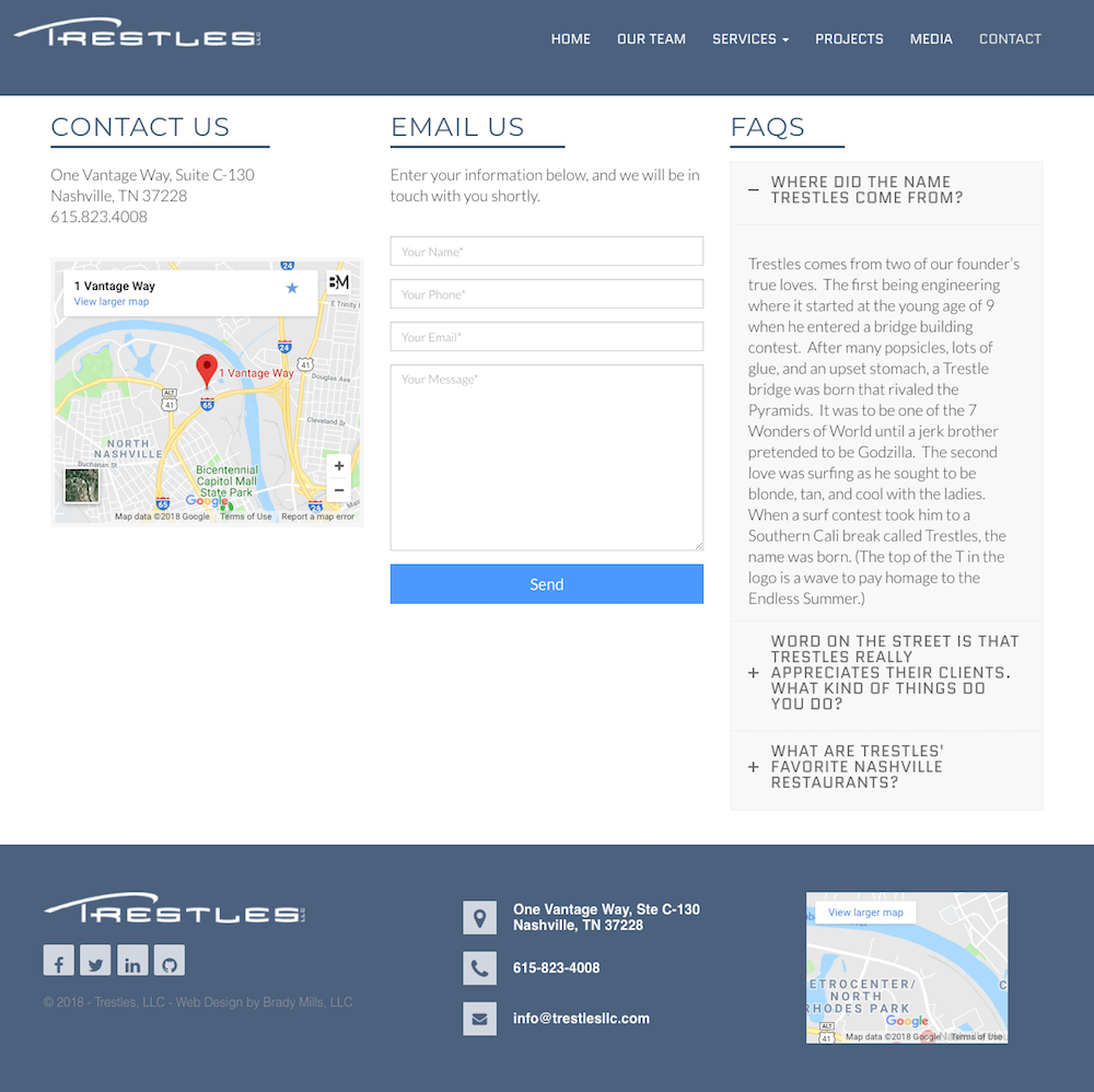 Civil Engineering and Construction Website Design