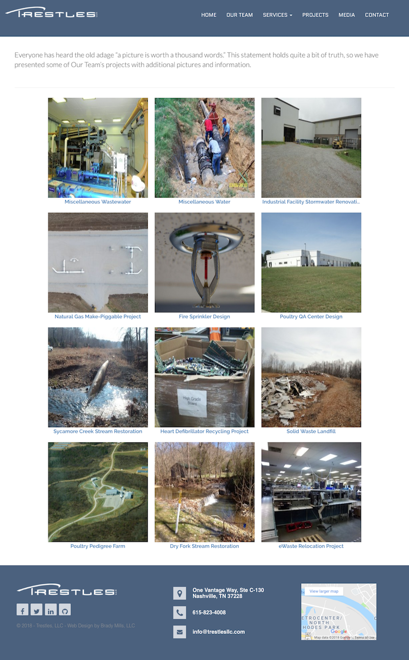 Civil Engineering and Construction Website Design