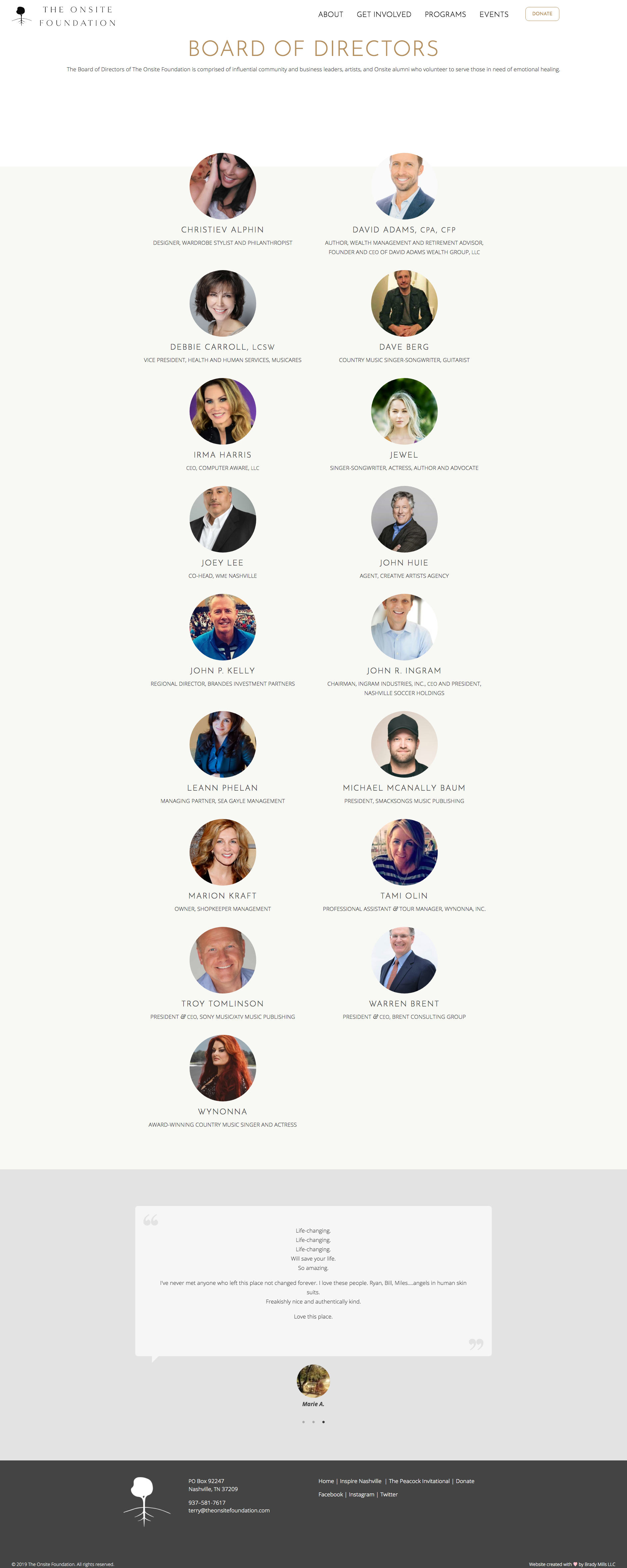 The Onsite Foundation Wordpress Website Design