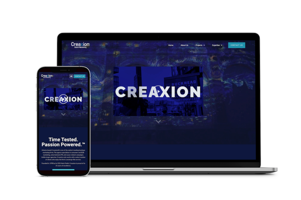 Creaxion Website Design & Mobile Website - Atlanta WordPress Developer