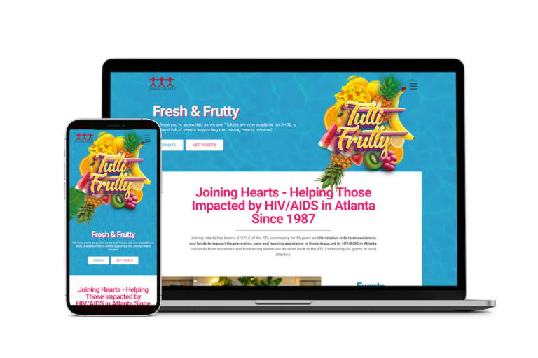 Joining Hearts Website Design & Mobile Website
