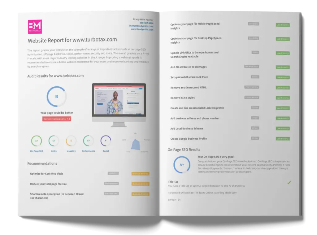 Free SEO Audit Example - Download Free SEO Report