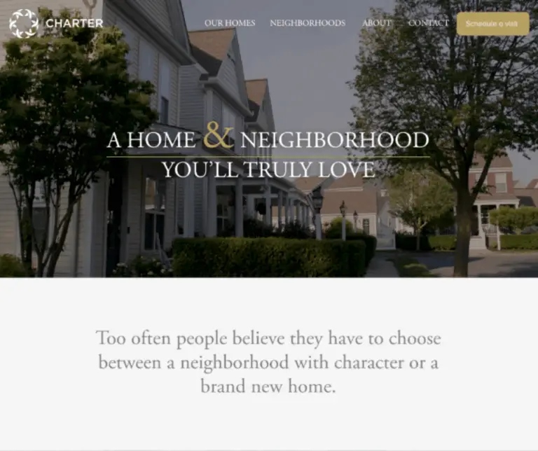 Home Builder & Architectural Development Website Design & Development