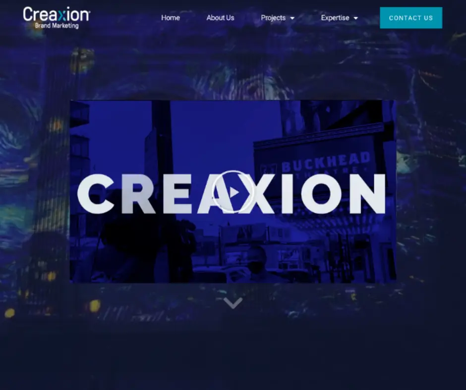 Creaxion - Entertainment PR Website Design