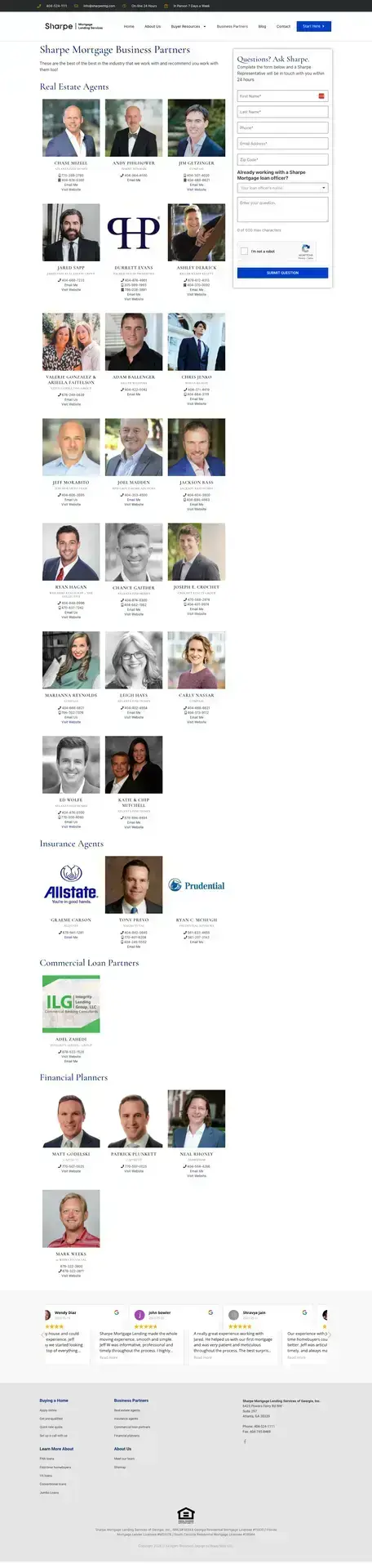 Sharpe Mortgage - Lending Partners, Real Estate Agents & Attorneys Directory
