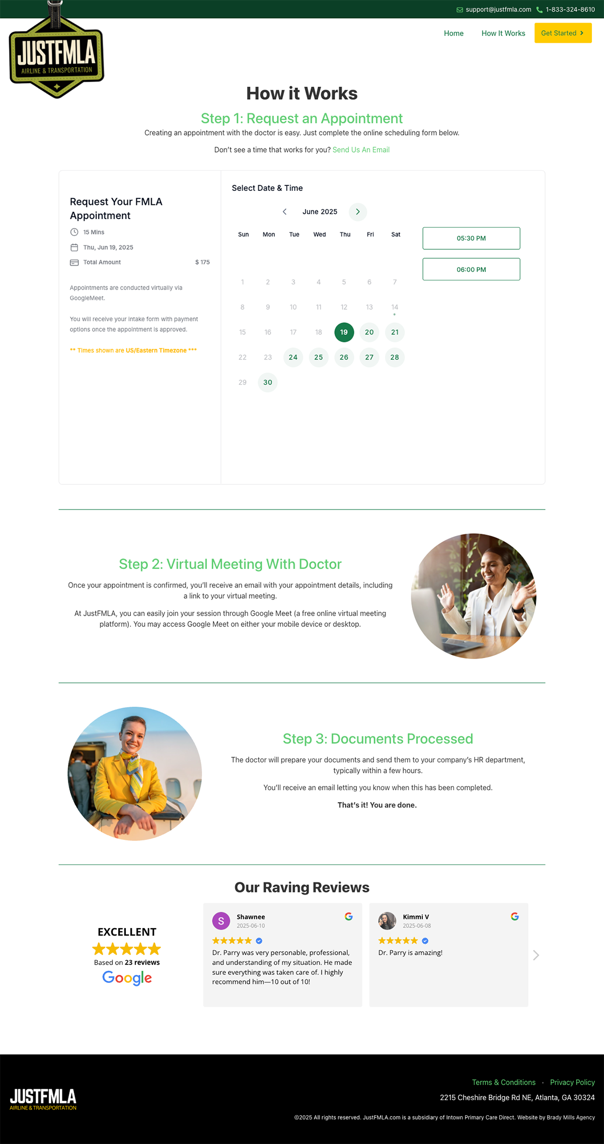 JustFMLA - Virtual doctor's office focused on FMLA for Airline Employees